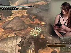 Holy shit sexy bimbo nerd in pigtails stockings games lovense to orgasm ep 5!!