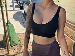 curvy black babe's wet pussy drips as bbc rips clothes for sloppy rimming