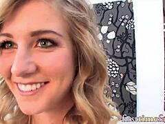 hottie impaled hard on massive cock after interview 🍆😈