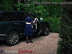 i'm the british nurse givin' patient this oily deepthroat handjob till cum facial explosion