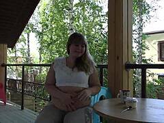 Chubby Milf Eats Big In Outdoor Mukbang Fetish With Fat Belly ASMR Amatuer Style