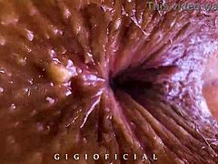 close-up of my petite teen butthole licked n filmed raw