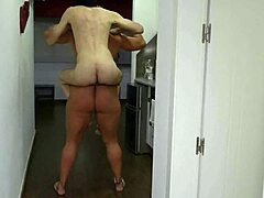 heart pounding as i lift muscular old man and squirt wildly all over