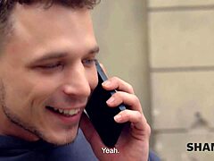 shame4k blonde milf in stockings rips open clothes to fill all her shaved pierced holes