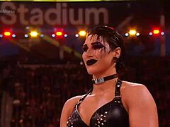 their clothes rip apart in savage wrestling fury