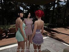 let's dive into caroline's redhead fantasies with strapon toys at the cabin