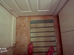 STEPSOM RACES HOME FROM HOSPITAL TO HANDJOB STEPSON'S HUGE COCK