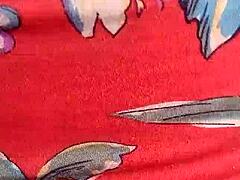 amateur wife slurps cock then bends for doggy cumshot in mouth out in bushes!