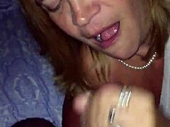 mama sucks fat cock deep part 2 bbw amateur blowjob cum