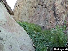 Penny Pax Big Clit Blowjob Queen Hikes for Hairy Pussy Gaping Outdoor