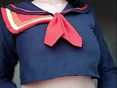 alinorac bares huge tits topless and nude