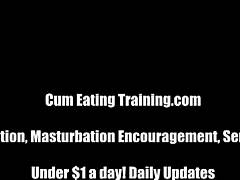 hey sissy, i'll train you to swallow every drop like a good cum slut 😈