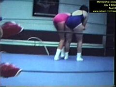 i get pinned in intense mixed wrestling hold damn