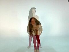 Anna Ocean's Hot Gymnast Brunette Body Stretches Small Tits Flexibly