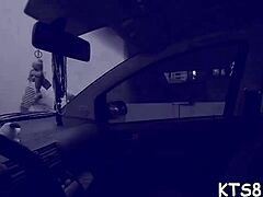 Submissive shemale moans loving every inch of monster cock anal pounding