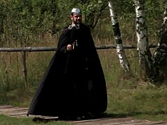 caylian and silvia tease each other with sex toys outdoors suggestively