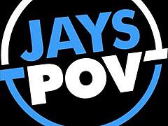 Jay's POV captures slutty stepmom Ivy Ireland riding cock with wet pussy and big ass