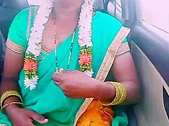 desi housewife sneaks car fuck with stranger dirty telugu talk gets her horny