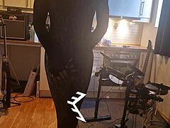 kit willer's ripped ass gapes wide for honey's cock cum in kitchen