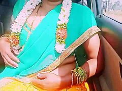desi housewife sneaks car fuck with stranger dirty telugu talk gets her horny