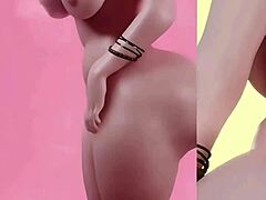 2b shakes her big round ass teasingly