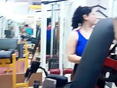 Obsessed Gym Girl Babyluna939 Sniffs My Cock Like Candy!