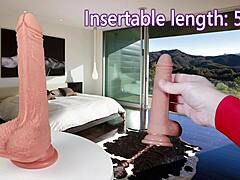 Quarterback by fukena realistic dual density silicone dildo with fake tits for cock play