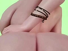 2b shakes her big round ass teasingly