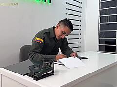 colombian puta bangs hot cop in jail