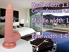 Quarterback by fukena realistic dual density silicone dildo with fake tits for cock play