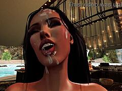 Big cock fucks Blaire Black hard in her tight pussy and asshole!