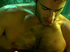 he can't resist as she sucks his huge cock then climbs aboard for wild cowgirl ride