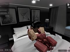 dominating follower with creampie riding kisses and missionary game part 2