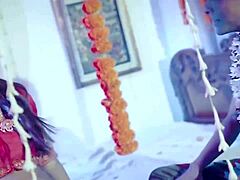 Young Indian Couple's First Night Dirty Bedroom Squirting Sex!