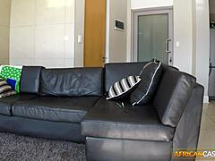 AFRICAN CASTING EBONY GETS WIG SNATCHED BY ROUGH BIG ASS SMASH!