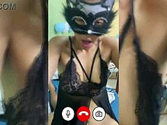 Cheating SUBMISSIVE rides in RED while video calling MASTER