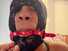 the anonymous black puke pig takes brutal slaps before getting facefucked roughly