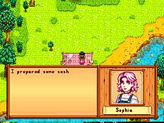 in stardew valley sophia spies on futanari fun