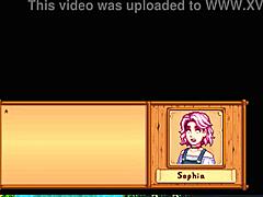in stardew valley sophia spies on futanari fun