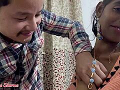 Sister-in-Law Feeds Milk from Big Nipples Before Pussy Kiss and Jhadu Ride