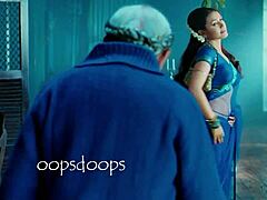 rani mukharji's saree flashes panty ass curves