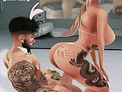 wild imvu bacanal with hot prostitutas sucking and fucking 😈🍆💦