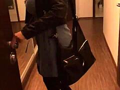 Huge instagram tits bounce wildly as brunette rides cock doggystyle in steamy shower cumshot