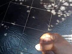 stroking my throbbing cock outdoors feels so risky