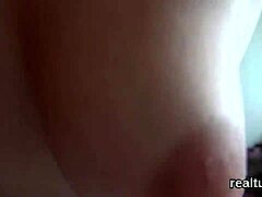 Czech teen gets clothes ripped in shop for pov anal pounding.