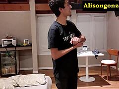 Inviting friend home for photos turns into cash-for-sex doggystyle fuck!