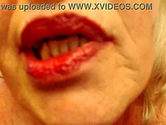 dawnskye1962's third cum-soaked panty vid teases nick with hairy mature fingering