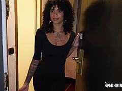 wanna see latina slut's huge tits bounce in bbc threesome anal creampie doggystyle?