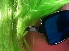 Housewife Milf in Fishnets Takes Cum on Ass Close-Up