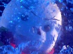 Skinny Asian babe skinnydips nude by the pool so teasingly sexy